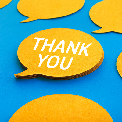 With Gratitude: Thoughts on saying thanks in your next speech