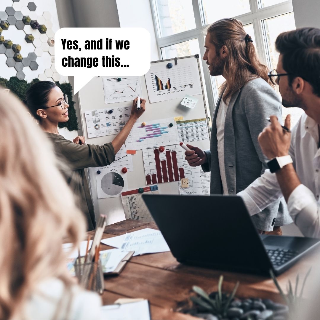 Presenting with a partner: Improv principles can help