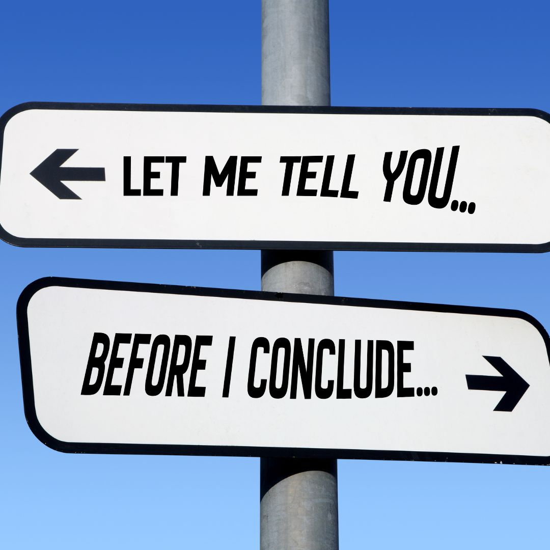 Signposts in speeches: Proceed with caution